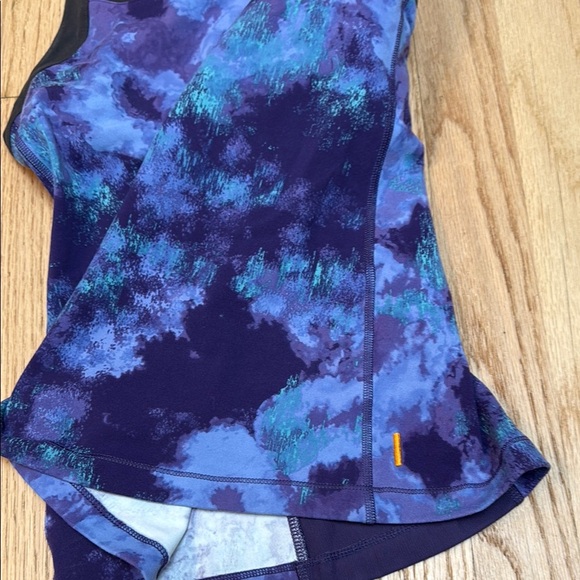 Lucy Athletic Tank Purple Watercolor - Picture 2 of 6
